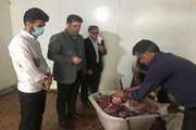 کشف و ضبط 745 کیلوگرم گوشت گاو و گوساله در راستای طرح تشدید نظارت های بهداشتی در شهرستان سراب